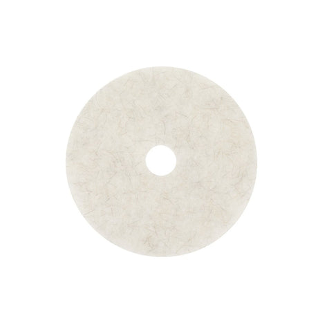 3M Natural Blend Floor Pad 3300, White, 17 in, Burnishing (7000046007) (5 Pack)