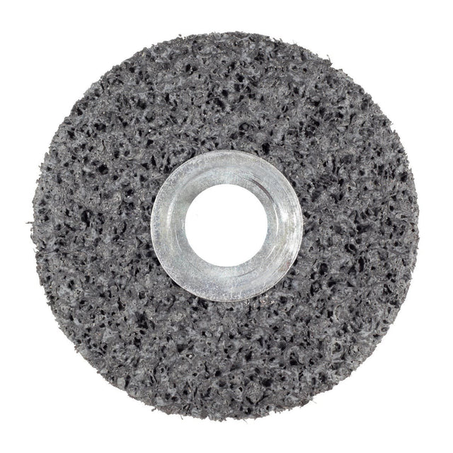 3M Scotch-Brite Clean and Strip Unitized Wheel, CS-UW, 7S Extra Coarse, Black, 6 in x 1 in x 1 in (7000046023) (2 Pack)