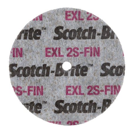 3M XL-UW Scotch-Brite EXL Unitized Wheel, 2S Fine, SiC, Gray, 3 in x 3/4 in x 1/4 in (7000046025) (10 Pack) - 2