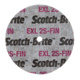 3M XL-UW Scotch-Brite EXL Unitized Wheel, 2S Fine, SiC, Gray, 3 in x 3/4 in x 1/4 in (7000046025) (10 Pack) - 2