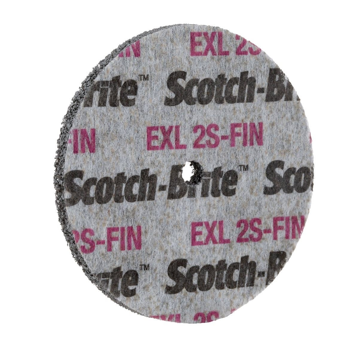 3M XL-UW Scotch-Brite EXL Unitized Wheel, 2S Fine, SiC, Gray, 3 in x 3/4 in x 1/4 in (7000046025) (10 Pack) - 4