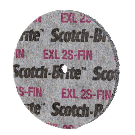3M XL-UW Scotch-Brite EXL Unitized Wheel, 2S Fine, SiC, Gray, 3 in x 3/4 in x 1/4 in (7000046025) (10 Pack) - 5