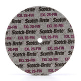 3M XL-UW Scotch-Brite EXL Unitized Wheel, 2S Fine, SiC, Gray, 6 in x 1 in x 1/2 in (7000046026) (2 Pack)