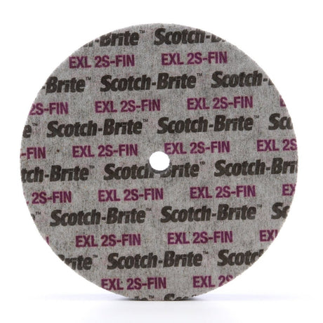 3M XL-UW Scotch-Brite EXL Unitized Wheel 2S Fine SiC Gray 6 in x 1/2 in x 1 in (7000046027) (4 Pack)