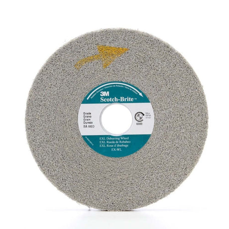 3M XL-WL Scotch-Brite EXL Deburring Wheel, 8 in x 2 in x 3 in, 8A Medium (7000046062) (2 Pack)