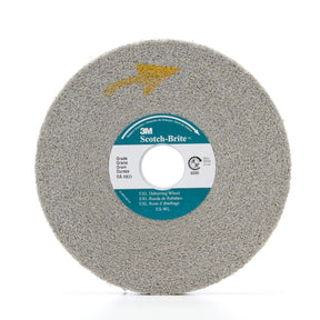 3M XL-WL Scotch-Brite EXL Deburring Convolute Wheel, 9S Fine, SiC, Gray, 10 in x 1 in x 5 in (7000046072) (2 Pack)