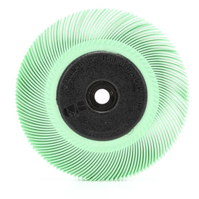 3M BB-ZB Scotch-Brite Radial Bristle Brush, 6 in x 7/16 in x 1 in, 1 Micron, Light Green, 6000 rpm (7000046181) (5 Pack)