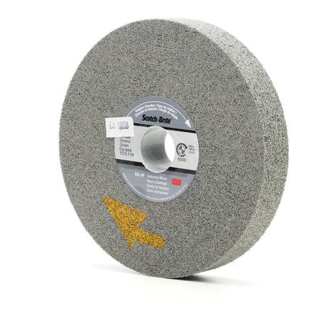 3M XP-WL Scotch-Brite EXL-XP Deburring Wheel, 10S Fine, Silicon Carbide, Gray, 6 in x 1 in x 1 in (7000046241) (3 Pack) - 3