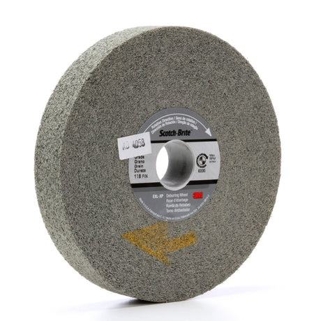 3M XP-WL Scotch-Brite EXL-XP Deburring Wheel, 11S Fine, Silicon Carbide, Gray, 6 in x 1 in x 1 in, 6000 rpm (7000046242) (3 Pack) - 2