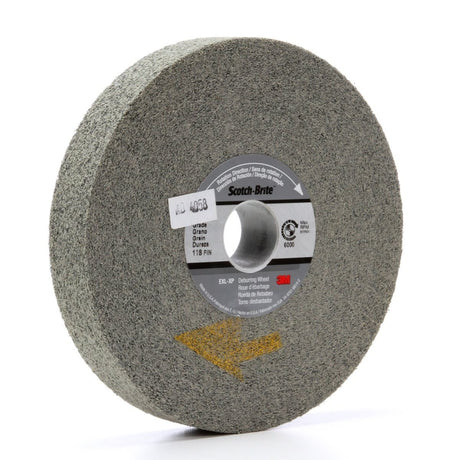 3M XP-WL Scotch-Brite EXL-XP Deburring Wheel, 11S Fine, Silicon Carbide, Gray, 6 in x 1 in x 1 in, 6000 rpm (7000046242) (3 Pack) - 2