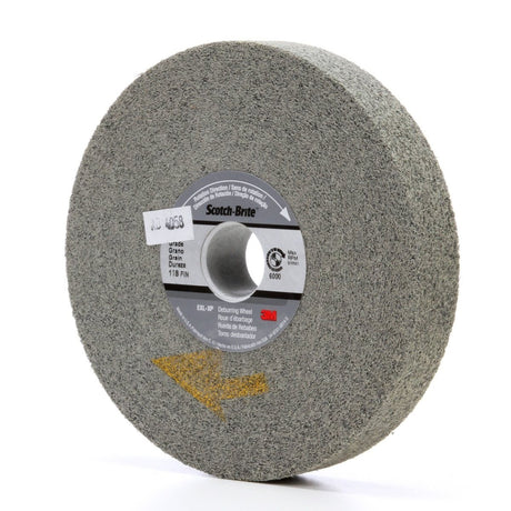 3M XP-WL Scotch-Brite EXL-XP Deburring Wheel, 11S Fine, Silicon Carbide, Gray, 6 in x 1 in x 1 in, 6000 rpm (7000046242) (3 Pack) - 3
