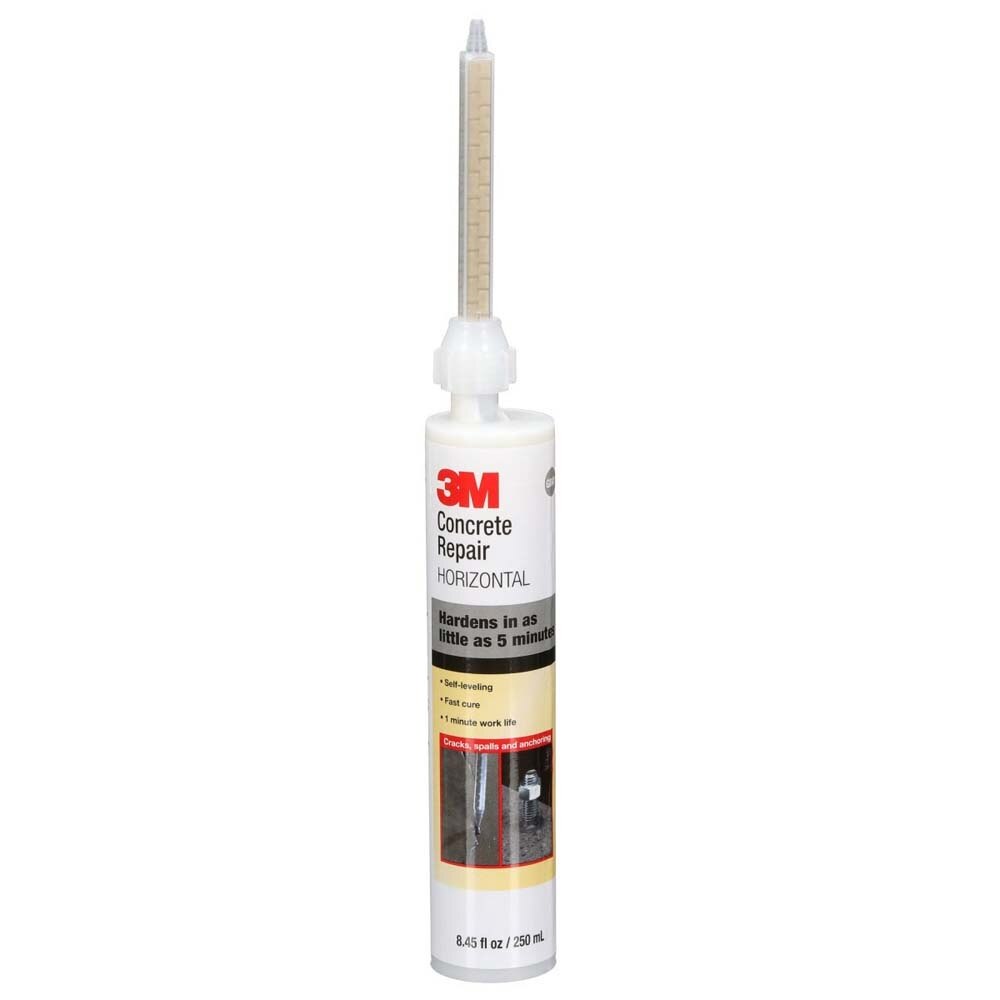 3M DP600 Concrete Repair Self-Leveling Gray Cartridge (8.4 fl oz) (7000046375)  - (6Pack) - 2