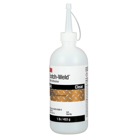 3M CA8 Scotch-Weld Instant Adhesive, Clear, 1 Pound (7000046527) - 3