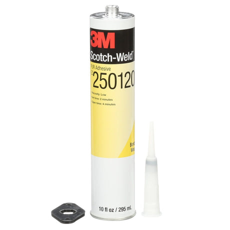 3M Scotch-Weld PUR Adhesive Cartridge, Off-White, 0.1 Gallon 310 ml (EZ250120) (7000046532)  - (5Pack)