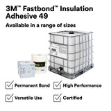 3M 49 Fastbond Insulation Adhesive, Clear, 5 Gallon (7000046566) - 5