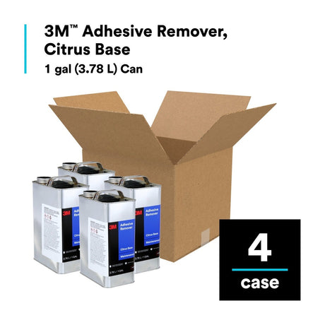 3M Adhesive Remover, 1 Gallon (7000046571)  - (4Pack) - 9