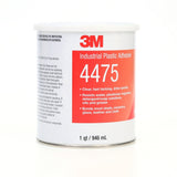 3M Industrial Plastic Adhesive 4475, Clear, 1 Quart Can (4475) (7000046573)  - (12Pack) - 3