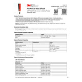 3M 4693 High Performance Industrial Plastic Adhesive, Light Amber, Clear, 1 Quart (7000046574)  - (12Pack) - 2