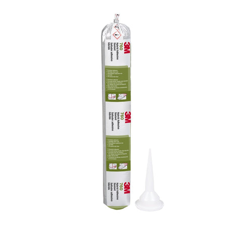 3M Adhesive Sealant 760 UV, White, 600 mL Sausage Pack (760 UV) (7000046609)  - (12Pack) - 4