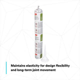 3M Adhesive Sealant 760 UV, White, 600 mL Sausage Pack (760 UV) (7000046609)  - (12Pack) - 7