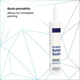 3M 08500 All-Around Autobody Sealant, Medium-Bodied, Water-Based, Quick-Drying, White, 1/10 gal 10 fl oz Cartridge (7000046622)  - (12Pack) - 9