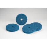 3M 860710 Buff and Blend HS-F Disc, 6 in x 1/2 in, Medium, Blue (7000046752) (5 Pack) - 2