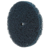 3M 860910 Buff and Blend HS-F Disc, Aluminum Oxide Medium Blue, 8 in x 1/2 in (7000046906) (5 Pack) - 2