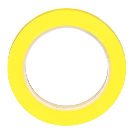 3M 471 Vinyl Tape, Yellow, 1/2 in x 36 yd, 5.2 mil (7000047466) (72 Pack) - 7