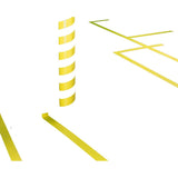 3M 471 Vinyl Tape, Yellow, 4 in x 36 yd, 5.2 mil (7000047471) (8 Pack) - 4