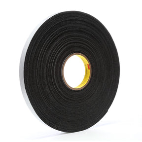 3M 4516 Vinyl Foam Tape, Black, 3/4 in x 36 yd, 62 mil (7000047492)  - (12Pack)