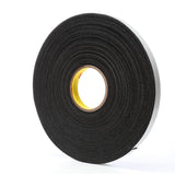 3M 4516 Vinyl Foam Tape, Black, 3/4 in x 36 yd, 62 mil (7000047492)  - (12Pack) - 2