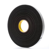 3M 4516 Vinyl Foam Tape, Black, 1 in x 36 yd, 62 mil (7000047493) (9 Pack) - 2
