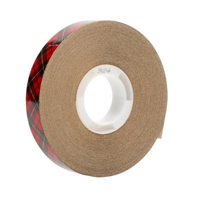 3M 924 Scotch ATG Adhesive Transfer Tape, Clear, 2 mil, 1/2 in x 36 yd (7000047500) (72 Pack)