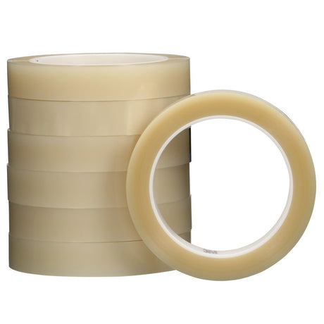 3M 853 Polyester Film Tape, Transparent, 1 in x 72 yd, 2.2 mil (7000047525) (36 Pack) - 6