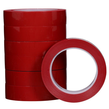 3M 483 Polyethylene Tape Red 1 in x 36 yd 5.0 mil (7000048379) (36 Pack) - 5