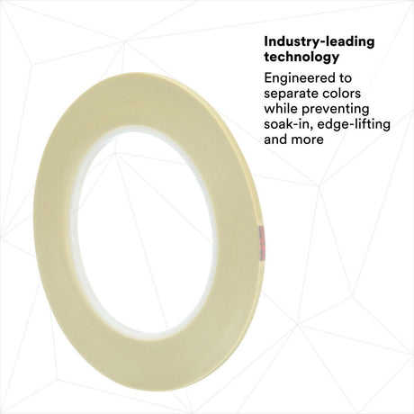 3M 218 Scotch Fine Line Premium Masking Tape, Green, 1/8 in x 60 yd x 4.7 mil (7000048455)  - (12Pack) - 4