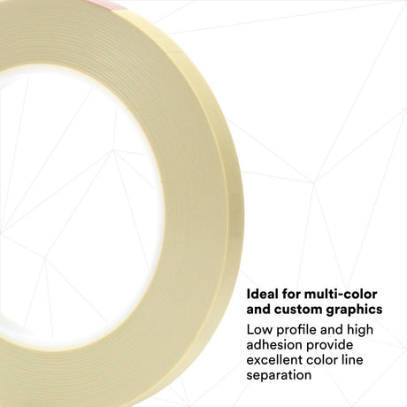 3M 218 Scotch Fine Line Tape, Green, 3/8 in x 60 yd, 5.0 mil (7000048457)  - (12Pack) - 7