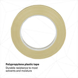 3M Scotch Fine Line Premium Masking Tape, Sand, 1/2 in x 60 yd, Polypropylene Roll (218) (7000048458)  - (12Pack) - 6
