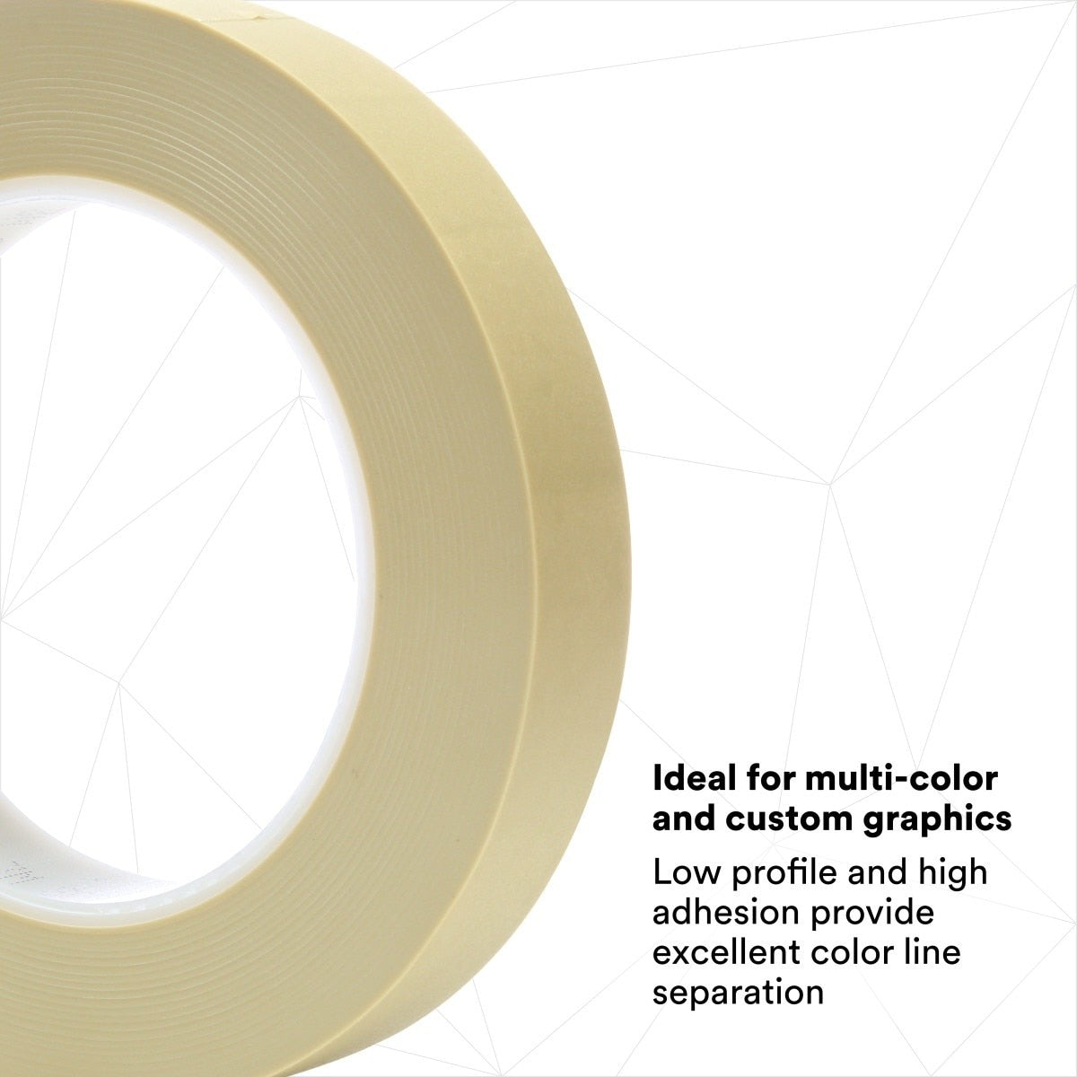 3M 218 Scotch Fine Line Tape, Polypropylene Film, Rubber Adhesive, Green, 3/4 in x 60 yd, 5.0 mil (7000048459)  - (12Pack) - 7