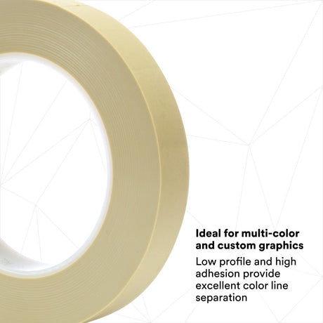 3M 218 Scotch Fine Line Tape, Polypropylene Film, Rubber Adhesive, Green, 3/4 in x 60 yd, 5.0 mil (7000048459)  - (12Pack) - 7