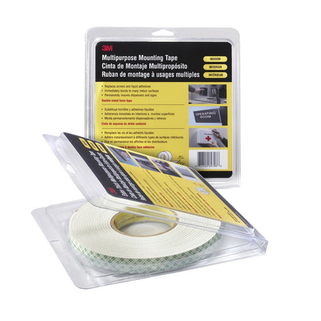 3M 4016 Double Coated Urethane Foam Tape, Off White, 3/4 in x 36 yd, 62 mil (7000048479) (Case of 12)  - (12Pack) - 4