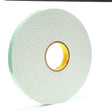 3M 4016 Double Coated Urethane Foam Tape, Off White, 1 in x 36 yd, 62 mil (7000048480) (Case of 9)  - (9Pack)