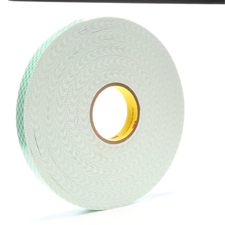 3M 4016 Double Coated Urethane Foam Tape, Off White, 1 in x 36 yd, 62 mil (7000048480) (Case of 9)  - (9Pack)