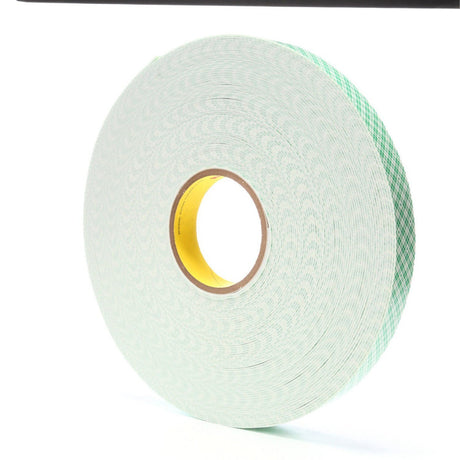 3M 4016 Double Coated Urethane Foam Tape, Off White, 1 in x 36 yd, 62 mil (7000048480) (Case of 9)  - (9Pack) - 2