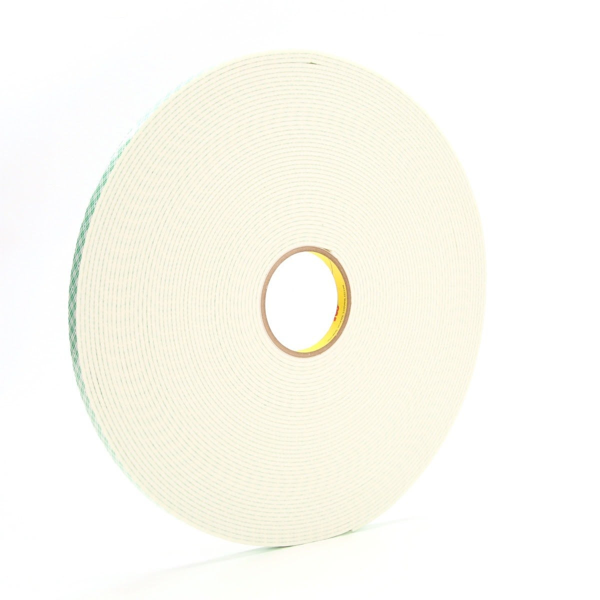 3M 4008 Double Coated Urethane Foam Tape, Off White, 1/2 in x 36 yd, 125 mil (7000048481) (18 Pack)