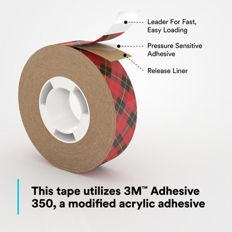 3M 926 924 Scotch ATG Adhesive Transfer Tape, Clear, 5 mil, 3/4 in x 36 yd (7000048495) (48 Pack) - 6