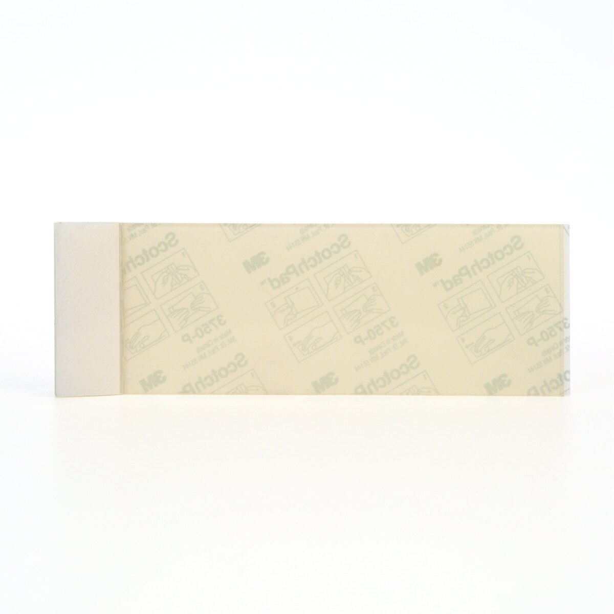 3M 3750P Scotch Tape Sheets, Clear, 2 in x 6 in (7000048510)  - (5Pack)