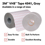 3M 4941 VHB Tape, Gray, 3/4 in x 36 yd, 45 mil (7000048597) (12 Pack) - 8