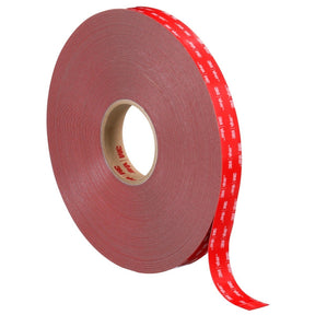 3M 4956 4956F VHB Tape F, Gray, 1 in x 36 yd, 62 mil, Film Liner (7000048647) (9 Pack)