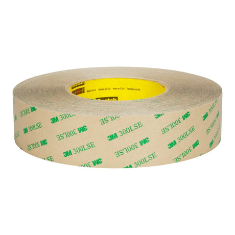 3M 9672LE Adhesive Transfer Tape, Clear, 24 in x 60 yd, 5 mil (7000048892)